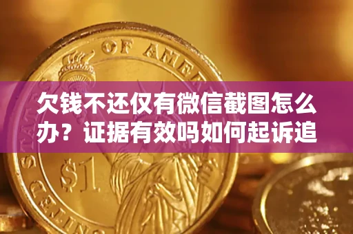 济南欠钱不还仅有微信截图怎么办？证据有效吗如何起诉追回欠款？