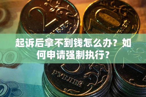 济南起诉后拿不到钱怎么办？如何申请强制执行？