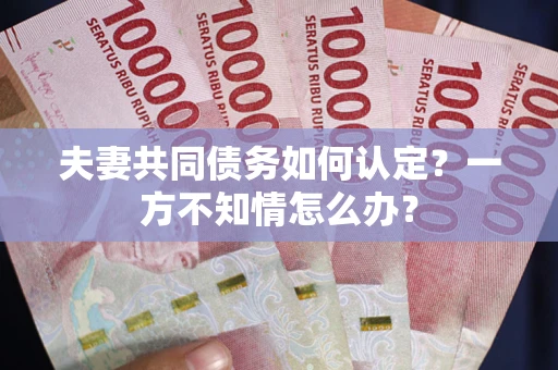 济南夫妻共同债务如何认定？一方不知情怎么办？