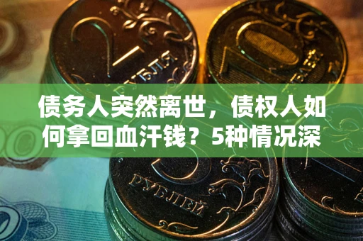 济南债务人突然离世，债权人如何拿回血汗钱？5种情况深度解析