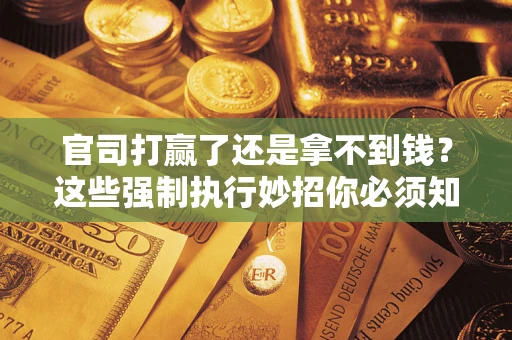 济南官司打赢了还是拿不到钱？这些强制执行妙招你必须知道