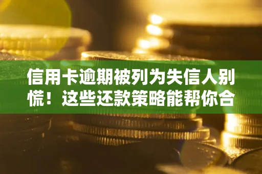 济南信用卡逾期被列为失信人别慌！这些还款策略能帮你合法止损