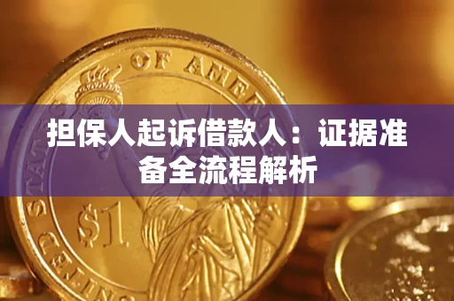 济南担保人起诉借款人：证据准备全流程解析