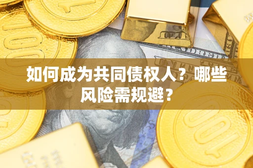 济南如何成为共同债权人？哪些风险需规避？