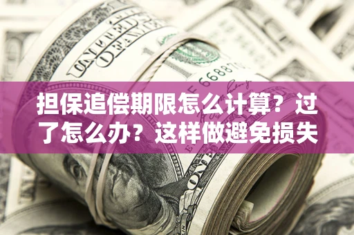 济南担保追偿期限怎么计算？过了怎么办？这样做避免损失！